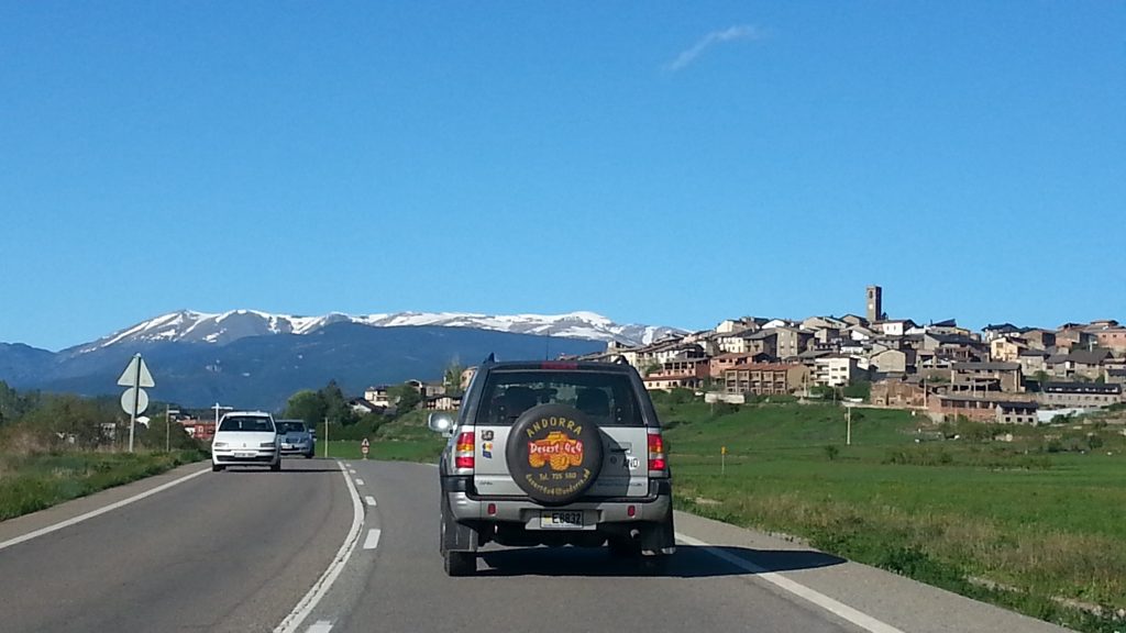 Spanish road to Andorra