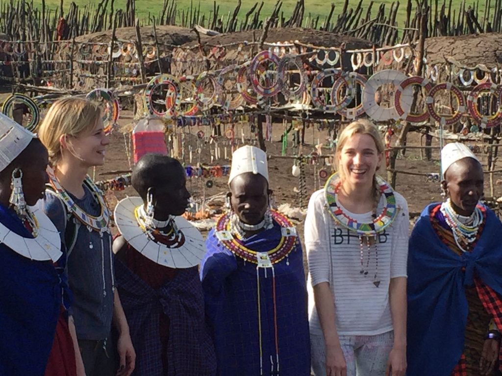 Singing in Maasai village