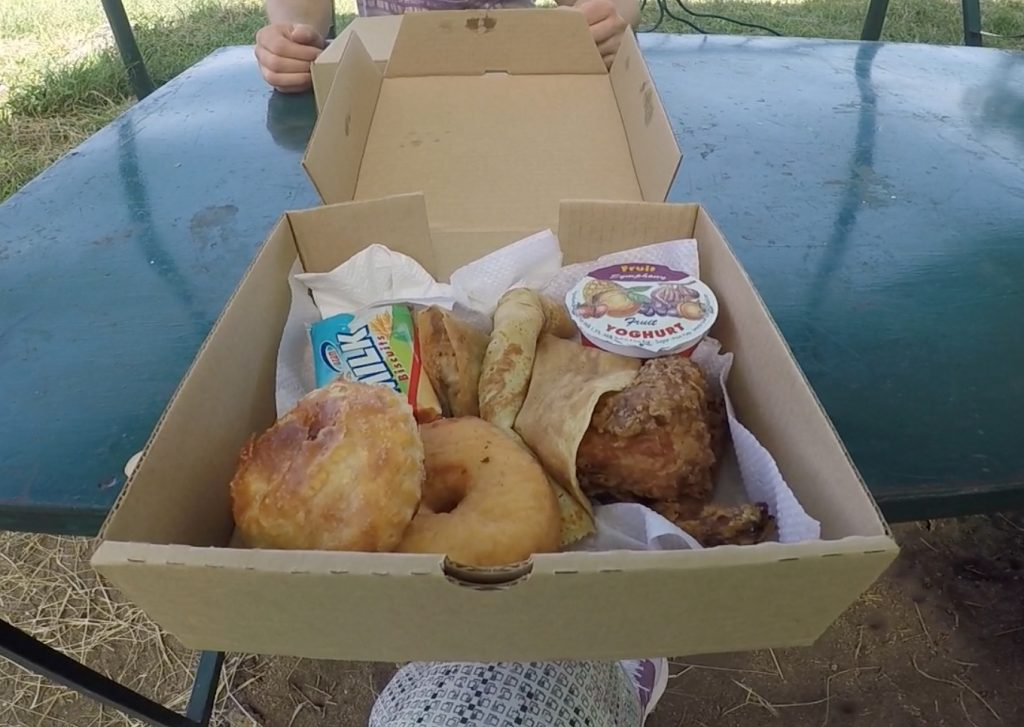 Typical Safari lunch