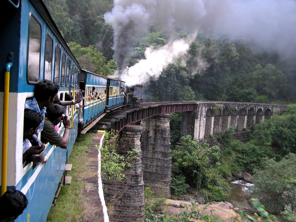 Train ride in India