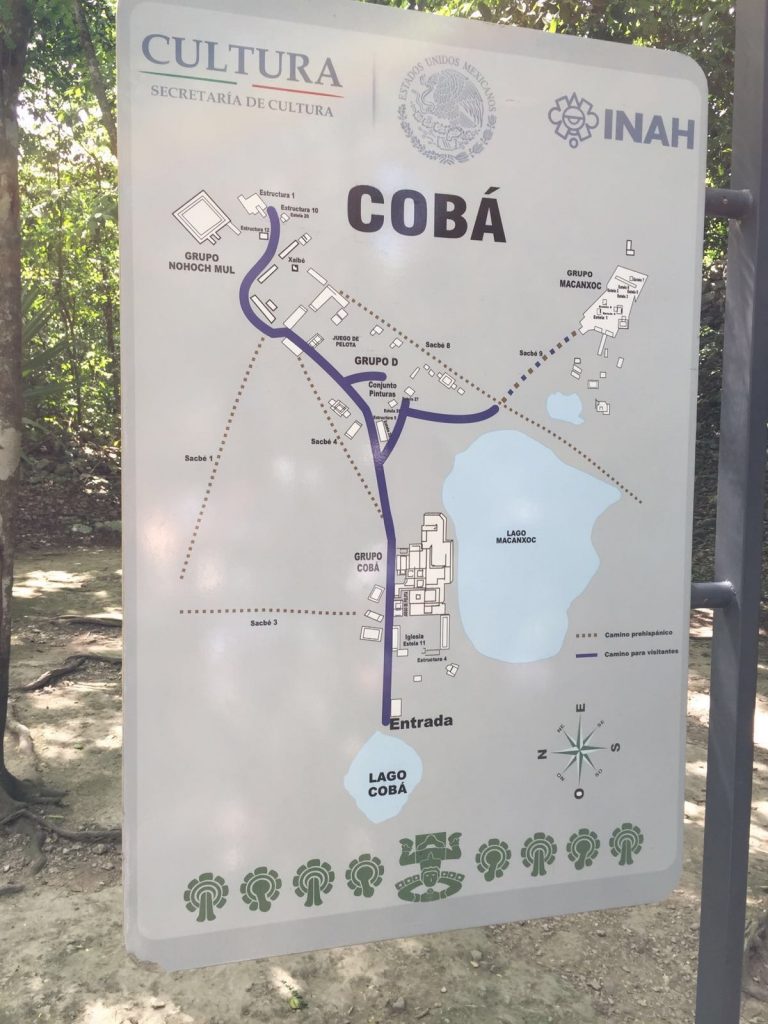 Map of Coba