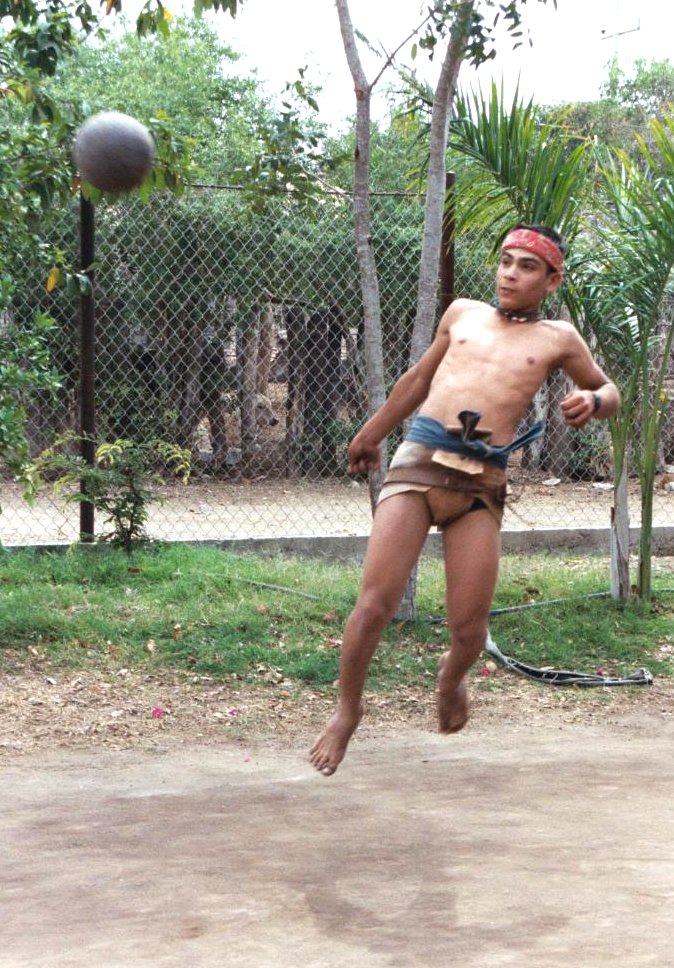 ulama ball and a player