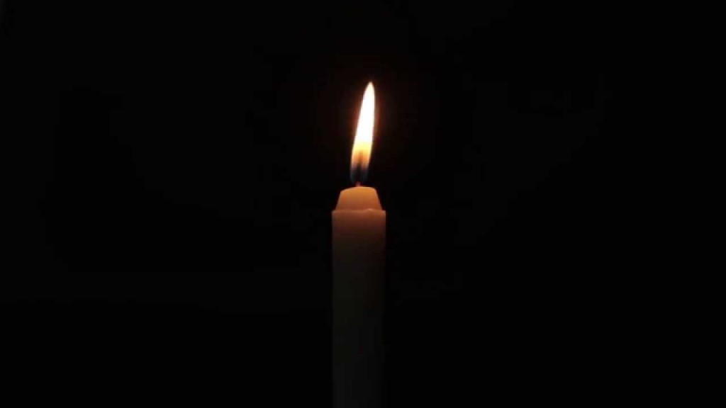 Flickering candle