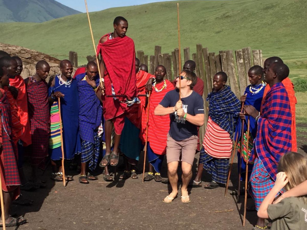 Maasai ceremonial dance