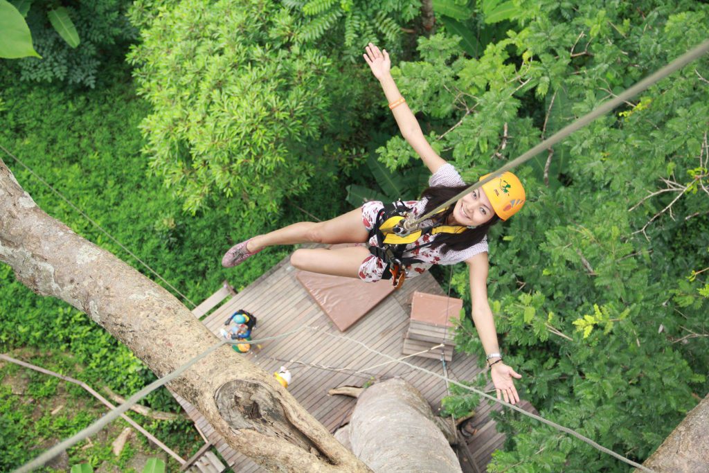 Flying Hanuman zipline adventure