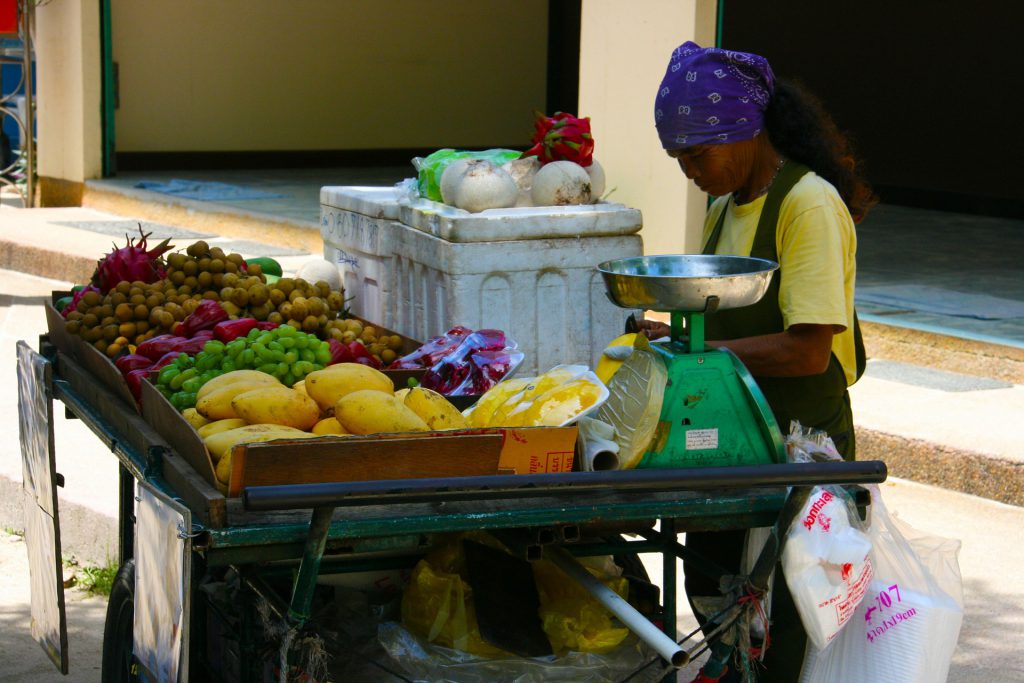 market shopping Thailand