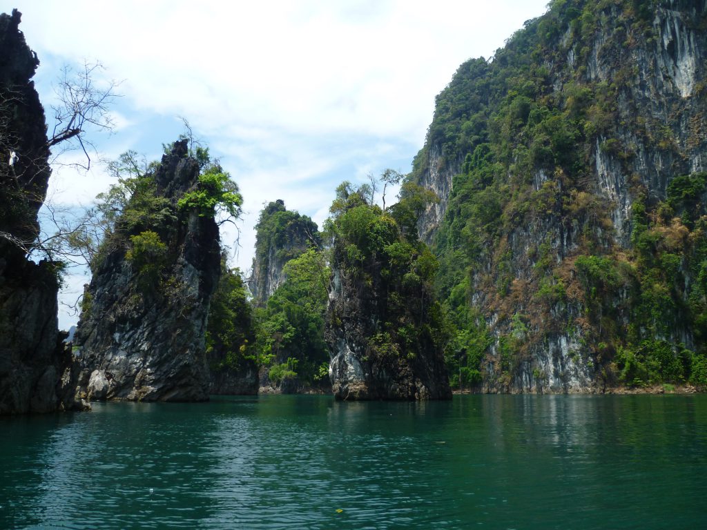 Limestone cliffs in Khao Sok