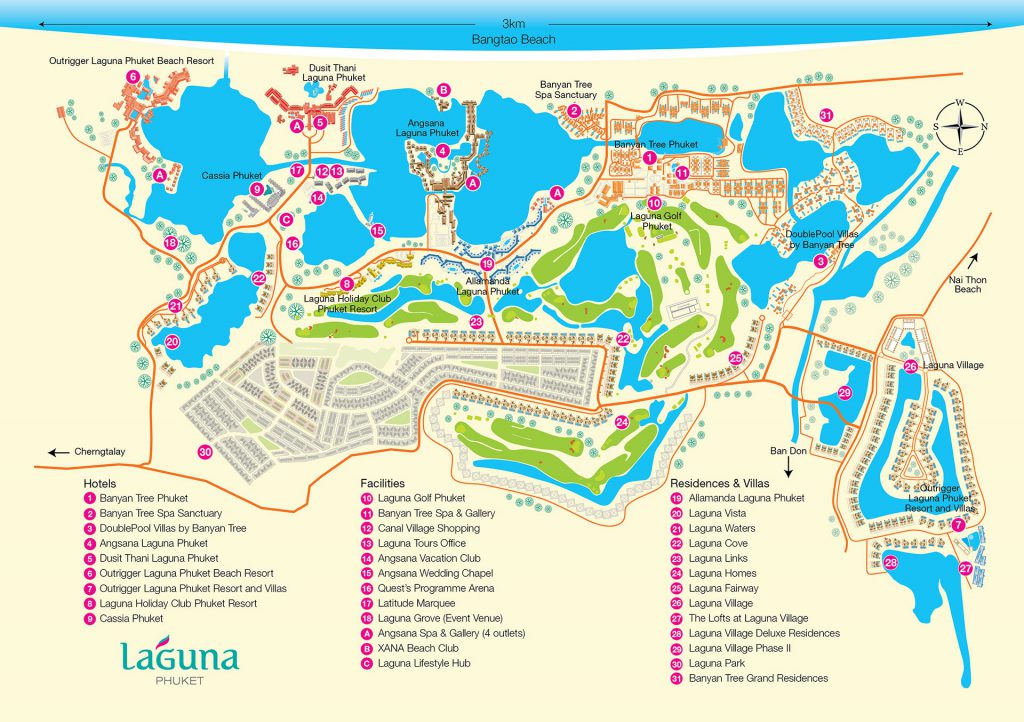 Laguna Resort Phuket Map